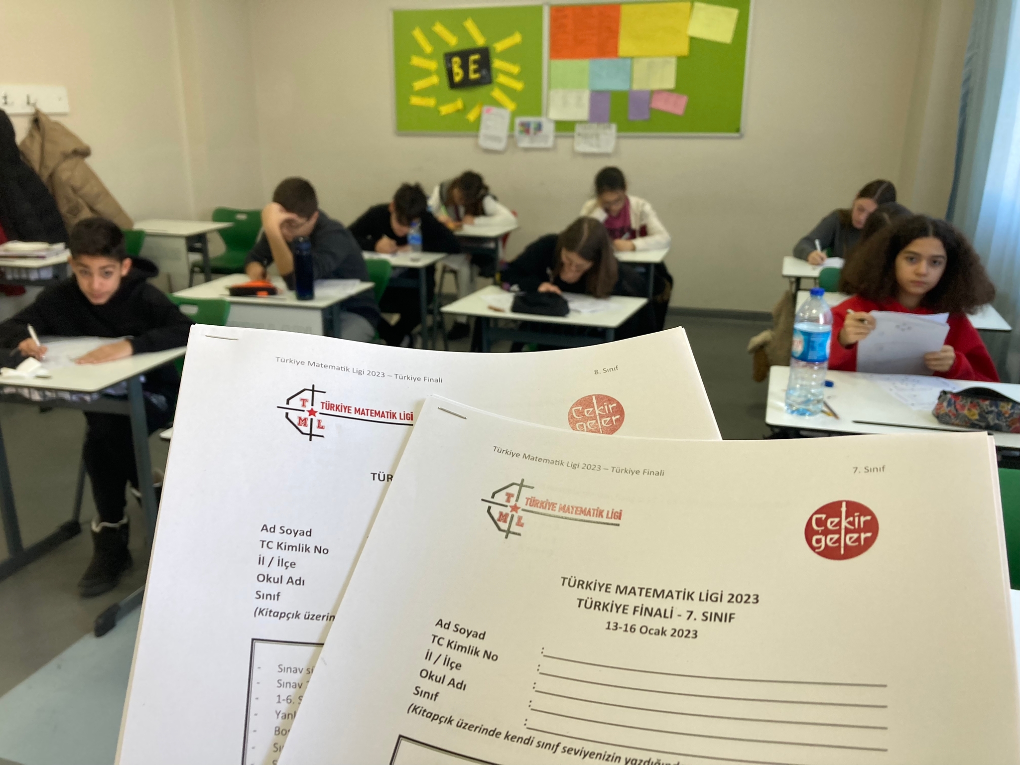 MATEMATIK LİGİ 40 ÜLKE İLE AYNI ANDA KARABUK MY KOLEJ DE GERÇEKLEŞTİ.