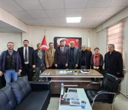 Kardemir A.Ş Kurumsal İletişim Müdürü sayın Emrullah Taş Gazeteciler Cemiyetini Ziyaret etti.