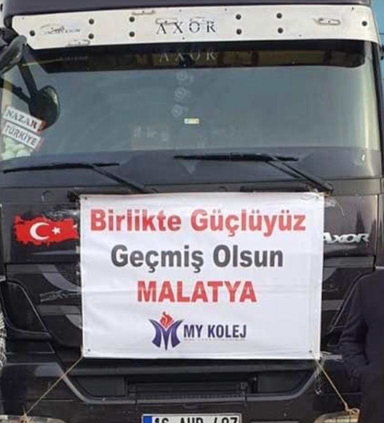MY Kolej’den Deprem Bölgesine Yardım