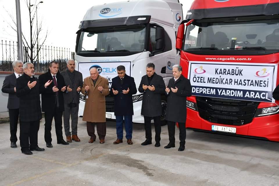 Çağ Çelik Şirketler Grubu ve Medikar Hastanesinden Yardım Kampanyasına Destek.