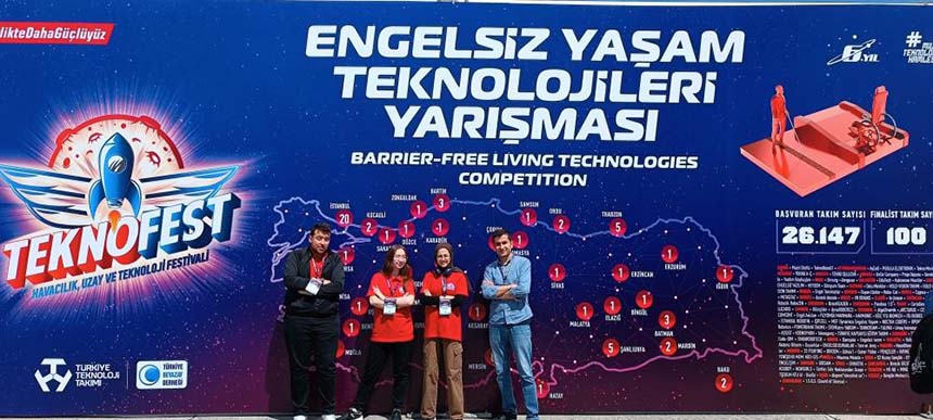 GÖRME ENGELLİLERE REHBER OLACAK PROJE TEKNOFEST’TE FİNALDE