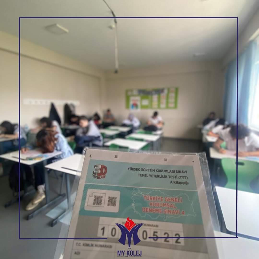 MY KOLEJ 12. Sınıf öğrencilerimiz TYT Türkiye Geneli sınavıyla hız kesmeden sınava hazırlanıyor.