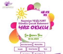 Gündüz Çocuk Bakımevinde Yaz Okulu Başlıyor