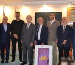 ŞAHİN’DEN, UÇANOK’A, “40 YILLIK EMEK PLAKETİ “