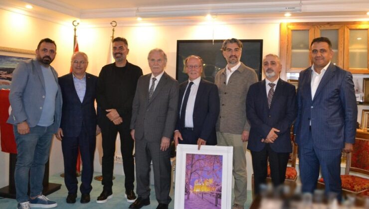 ŞAHİN’DEN, UÇANOK’A, “40 YILLIK EMEK PLAKETİ “