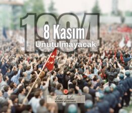 Milletvekili Şahin’den “8 Kasım” mesajı