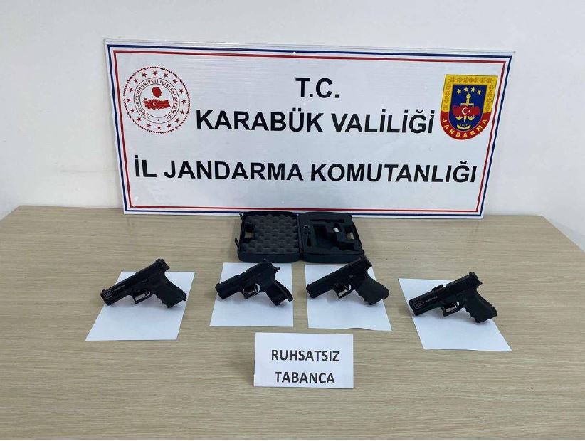 KARABÜK’TE RUHSATSIZ SİLAH ELE GEÇİRİLDİ.