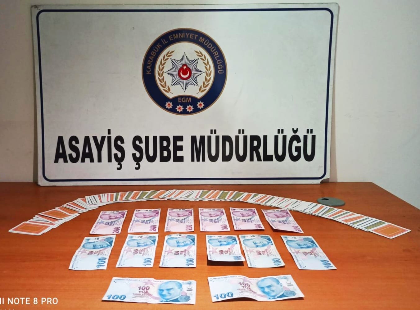 KARABÜK YÜZÜNCÜ YIL MAHALLESİNDE KUMAR OPERASYONU