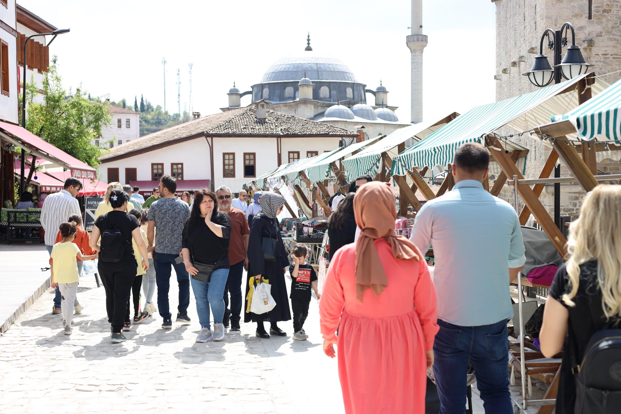 Tarihi Kentte Tarihi Doluluk; Bayram Bitti Safranbolu’da Hareketlilik Bitmedi