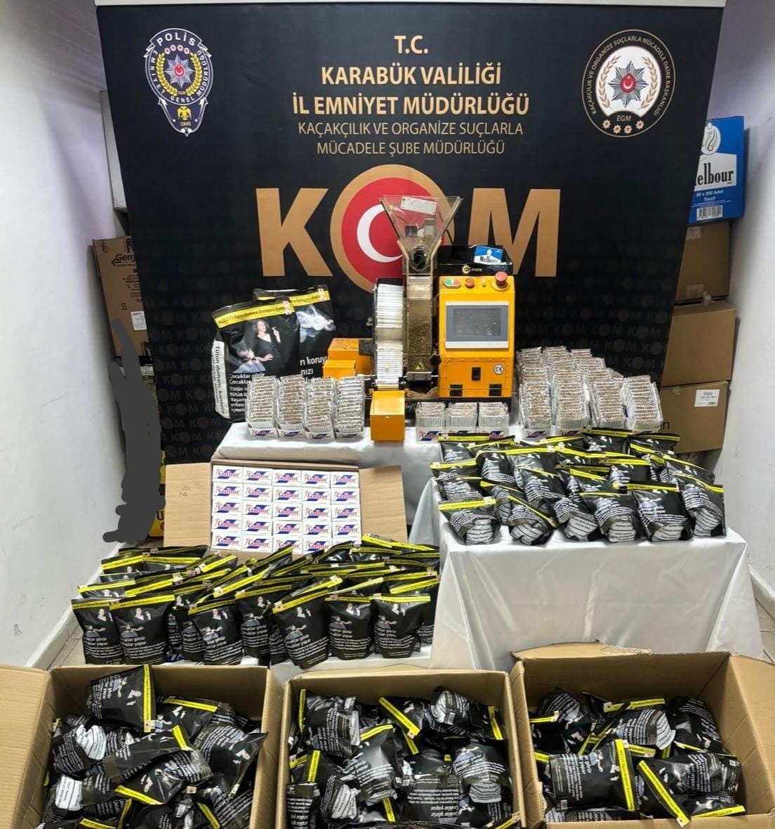 Safranbolu’da Kaçakçılık Operasyonu..