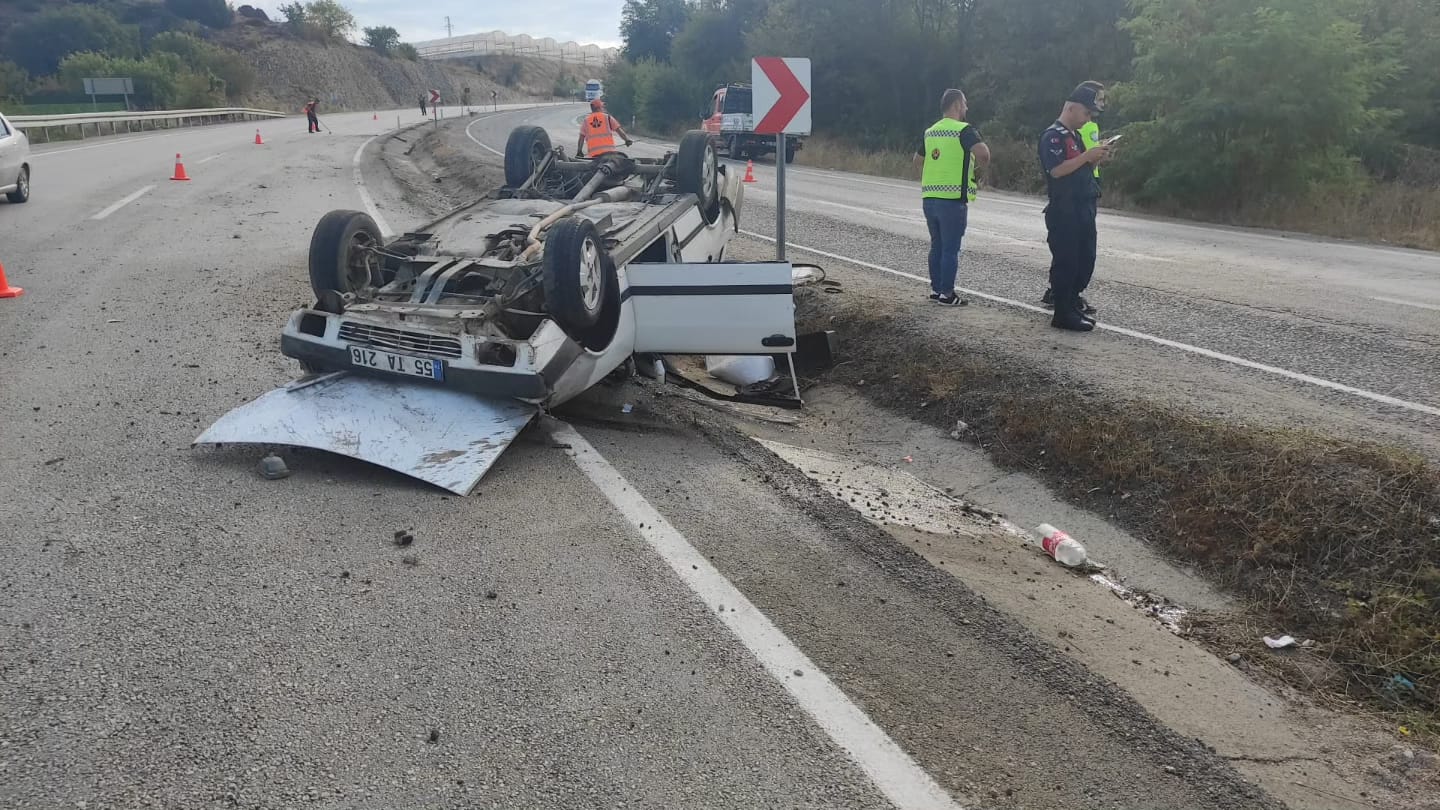 Safranbolu Kastamonu Yolu Üzerinde Yaralamalı Trafik Kazası 5 Yaralı..
