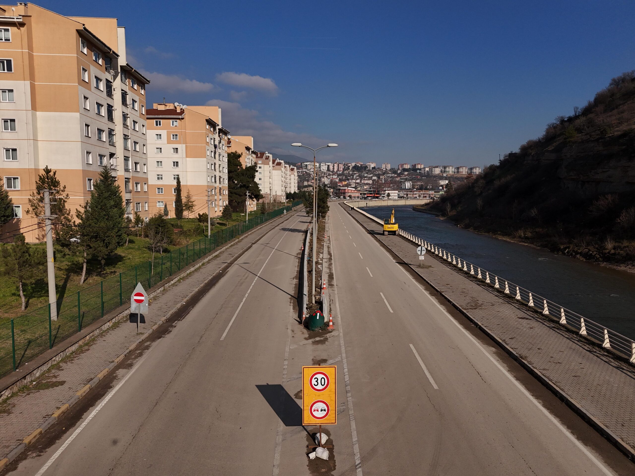 Zonguldak ve Melise Caddelerinde Yenileme Çalışmaları Devam Ediyor
