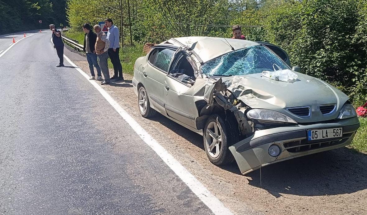 Yenice Yolunda Kaya Düştü, 2’si çocuk 5 yaralı.