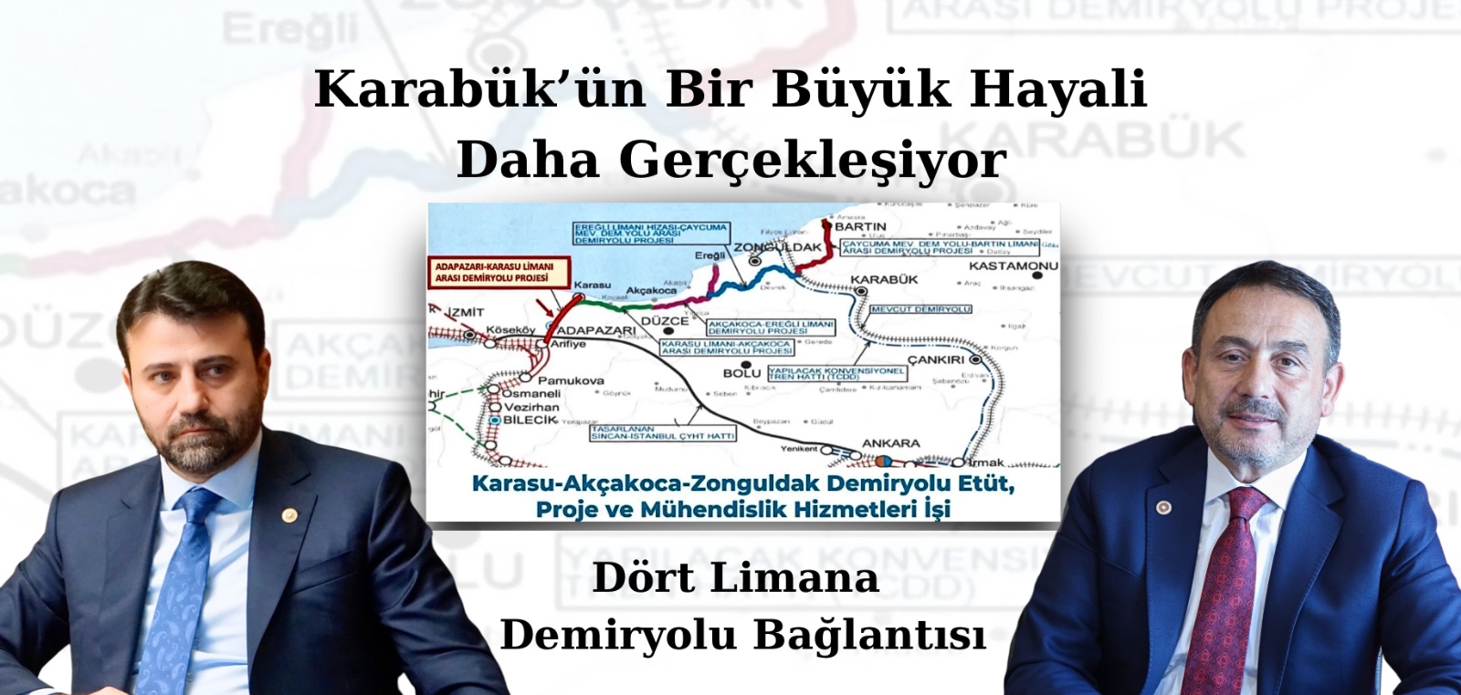 Karabük’ün Bir Büyük Hayali Daha Gerçekleşiyor: Dört Limana Demiryolu Bağlantısı