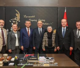 CHP KARABÜK ÖRGÜTÜNDEN GENEL BAŞKAN ÖZGÜR ÖZEL’E ZİYARET