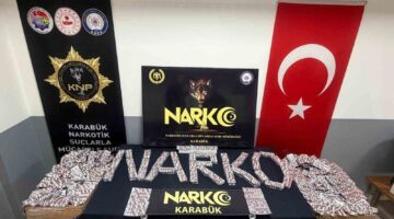Karabük’te 52 bin uyuşturucu hap ele geçirildi: 3 tutuklama