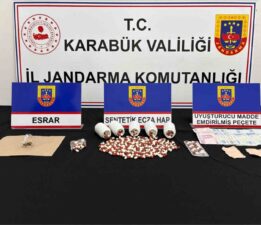 Karabük’te uyuşturucu operasyonunda 3 kişi gözaltı