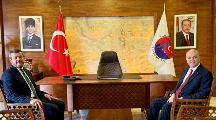 Düzce Belediye Başkanı Özlü’den, Başkan Çetinkaya’ya Ziyaret
