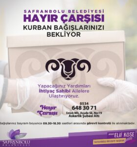 Safranbolu Belediyesi Kurban Bayramı’nda bağış köprüsü olacak