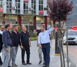 BAŞKAN ÇETİNKAYA KEMAL GÜNEŞ CADDESİNDE TAMAMLANAN ÇALIŞMALARI İNCELEDİ VATANDAŞTAN CADDEYE TAM NOT