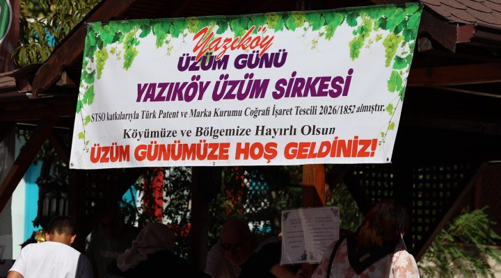 Yazıköy’de Üzüm Günü Coşkusu: Yöresel Ürünler Tanıtıldı